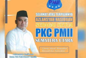 Azlansyah Hasibuan Pimpin PMII Sumut